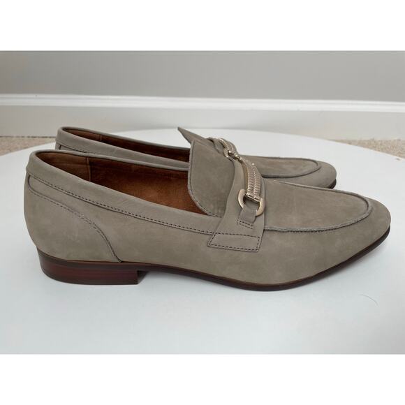 Aldo Monetto Loafers Shoes Size 11 Leather Moccasins Slip On Green Tan NWOB main image 6